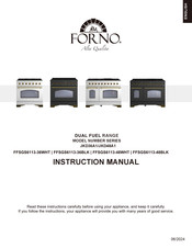 Forno JKD36A1 Series Instruction Manual