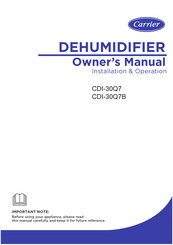 Carrier CDI-30Q7 Owner's Manual