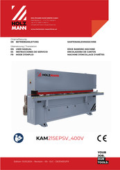 Holzmann KAM215EPSV 400V User Manual