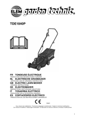Elem Garden Technic TDE1840P Original Instructions Manual