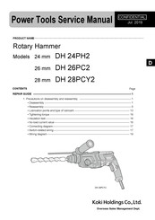 Koki Holdings DH 24PH2 Service Manual