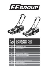 F.F. Group ELM 38/1600 PLUS Original Instructions Manual