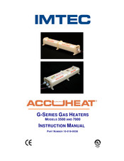 IMTEC ACCUHEAT G Series Instruction Manual