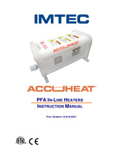 IMTEC ACCUHEAT PFA Series Instruction Manual