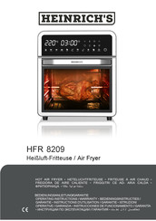 HEINRICH'S HFR 8209 Operating Instructions And Warranty