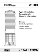 EONE EXTREME Simplex WH101 Installation Instructions Manual