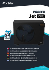 poolstar POOLEX Jet PRO 125 Installation And Operation Manual