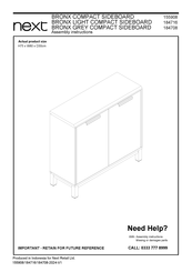 Next BRONX 184716 Assembly Instructions Manual