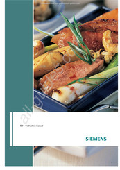 Siemens eh975sk11e Instruction Manual