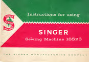Singer 185 Instructions For Using Manual