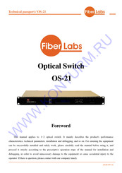 FiberLabs OS-21 Manual