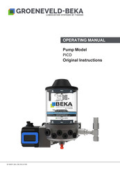 Timken GROENEVELD-BEKA PICO Operating Manual