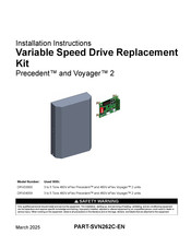 Trane DRV03900 Installation Instructions Manual