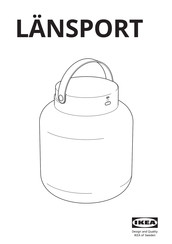 IKEA LÄNSPORT Assembly Instruction Manual