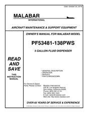 Malabar PF53481-138PWS Owner's Manual