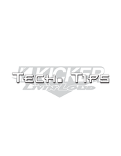 Kicker COMPVR12 Manual