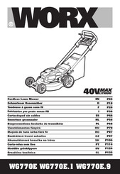 Worx WG770E Manual
