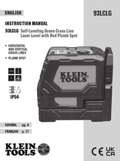 Klein Tools 93LCLG Instruction Manual