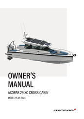 Axopar 29 XC CROSS CABIN 2024 Owner's Manual