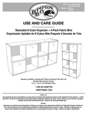 HAMPTON BAY 567938 Use And Care Manual
