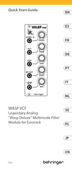 Behringer WASP VCF Quick Start Manual