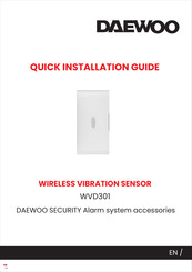 Daewoo WVD301 Quick Installation Manual