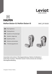 CRH Leviat HALFEN DETAN-D Assembly Instructions Manual