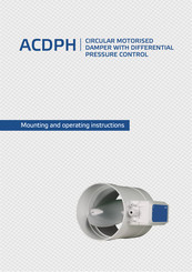 Sentera Controls ACDPH-160 Mounting And Operating Instructions
