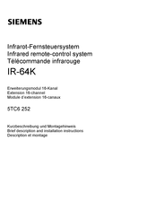Siemens 5TC6 252 Brief Description And Installation Instructions