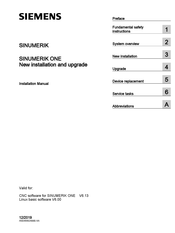 Siemens SINUMERIK ONENCU 1760 Installation Manual