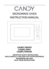Candy CA38FL7NWX Instruction Manual