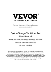 VEVOR 250-200(6) User Manual
