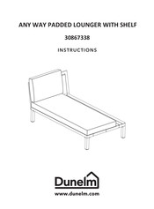 Dunelm 30867338 Instructions Manual