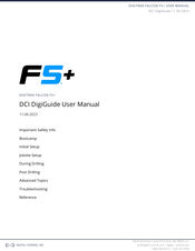 Digital Control DIGITRAK FALCON F5+ User Manual