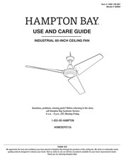 HAMPTON BAY 1000 158 987 Use And Care Manual