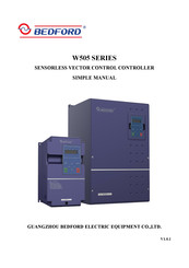 Bedford W505-4060P Simple Manual