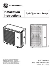 GE UUY36ZDGAA1 Installation Instructions Manual