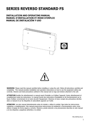 AerX REVERSO STANDARD FS800 Installation And Operating Manual