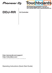 PIONEER DJ DDJ-RR Operating Instructions Manual
