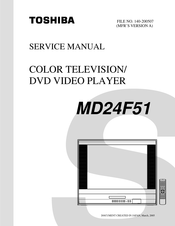 Toshiba MD24F51 Service Manual