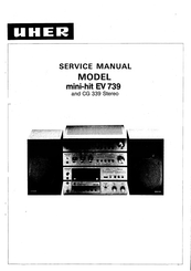 uher CG 339 Service Manual