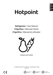 Hotpoint HPAD2 6472 XP4E User Manual