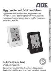 ADE WS 2310-2 Operating Instructions Manual