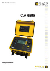 Chauvin Arnoux C.A. 6505 User Manual