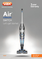 Vax Air Cordless Switch Manual
