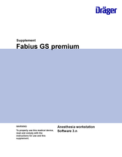 Dräger 9054627 Supplement Manual