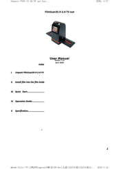 EU3C FilmScan35-II-2.4-TV User Manual