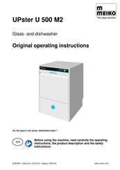 Meiko M002DWUC10M2-30 Original Operating Instructions
