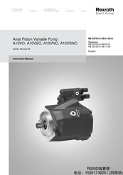 Bosch Rexroth A10VO28DRS/53R-VSC11N00 Instruction Manual