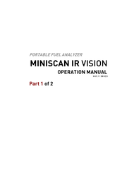 Ametek MINISCAN IR VISION Operation Manual